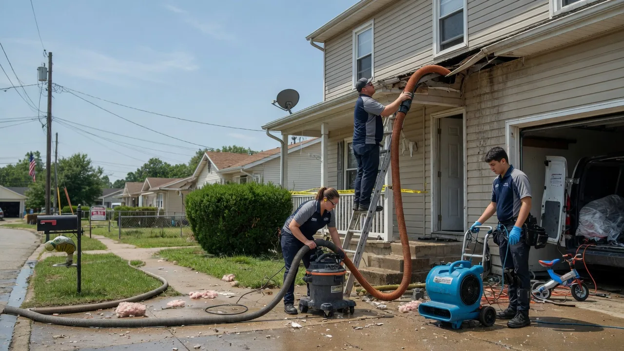 Water Damage Restoration in West York, IL near me